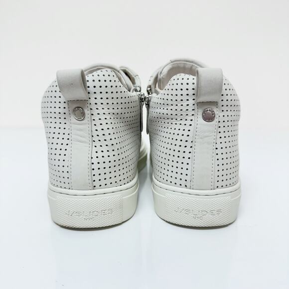 J/SLIDES Ludlow High Top Sneakers Perforated Nubuck Leather Size 7M‎ - Picture 5 of 8